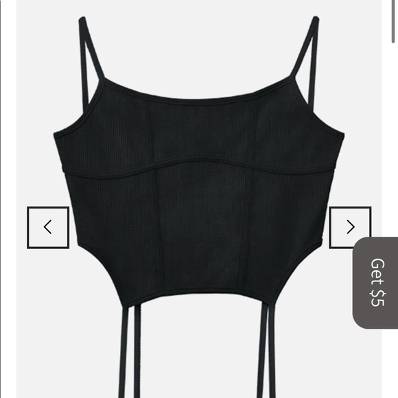 NWT Aelfric Eden Irregular Stitching Straps Ve - Picture 1 of 1